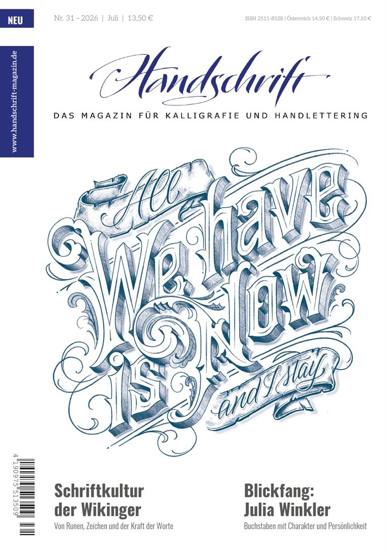 Ausgabe 31 des HANDSCHRIFT Magazins – KI als Werkzeug im Redaktionsprozess